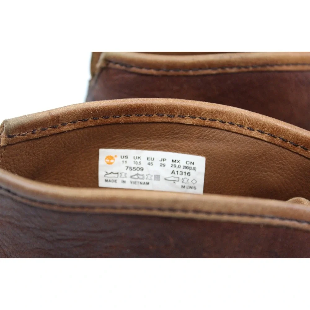 Timberland Boot Company Men's Ankle Boots Brown Leather SZ11 US 75509  A1316